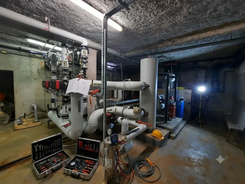 Intervention en chaufferie — Maintenance curative