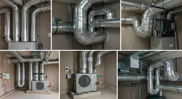 Installations Bathermex : réseaux aérauliques, groupes extérieurs et régulation en local technique